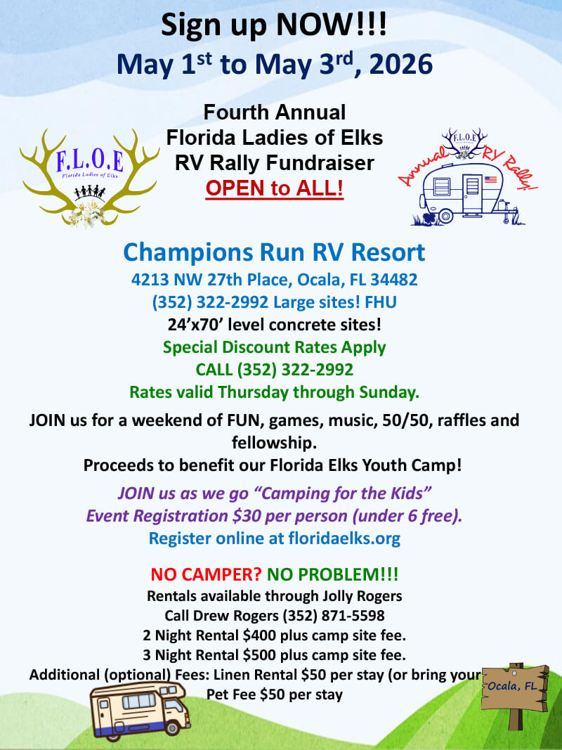4th Annual FLOE RV Rally